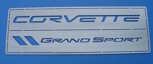 The Corvette Grand Sport Emblem will offer a great accent to an office, garage, or dealership. It's the perfect gift for that hard to shop for guy or gal and is constructed of stainless steal.