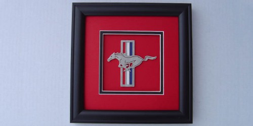 Show off how much you love the Ford Mustang and add this car art to your office or garage walls.