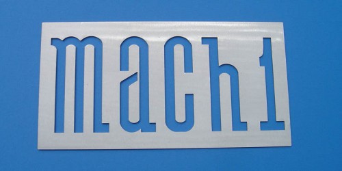 A perfect gift for that hard to shop for guy or gal. This Mach 1 wall hanging can decorate a garage, office, dealership, or shop!