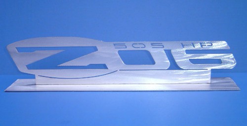 The Corvette Z06 505 HP Emblem will offer a great accent to an office, garage, or dealership. It's the perfect gift for that hard to shop for guy or gal and is constructed of stainless steal.