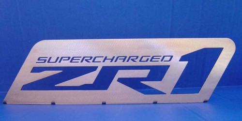 C6 ZR1 Supercharged Corvette Emblem, C6, Corvette, Emblem