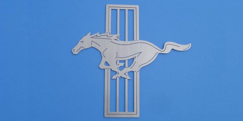 A perfect gift for that hard to shop for guy or gal. This Tribar wall hanging can decorate a garage, office, dealership, or shop!